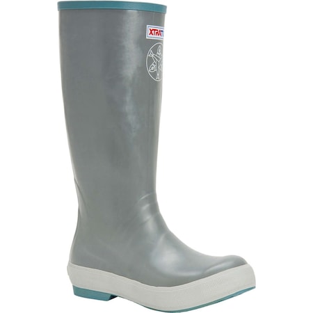 Xtratuf Women's Salmon Sisters Tall Rubber Boots, 15 in Height, Gray, 7 XWL1SD